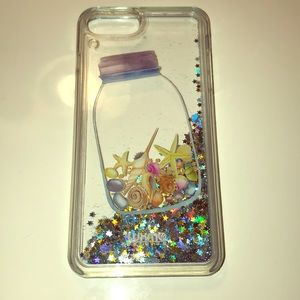 iPhone 7/8 Plus Star glitter liquid case
